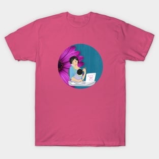 Working Mom And Child T-Shirt